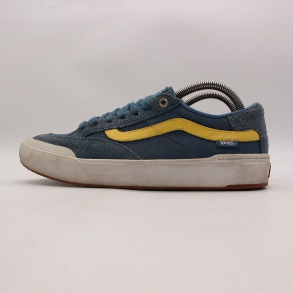 Vans Berle Pro Skate Shoes Men's Size 9 Blue Yellow Sneakers Athletic Shoes - Picture 4 of 10